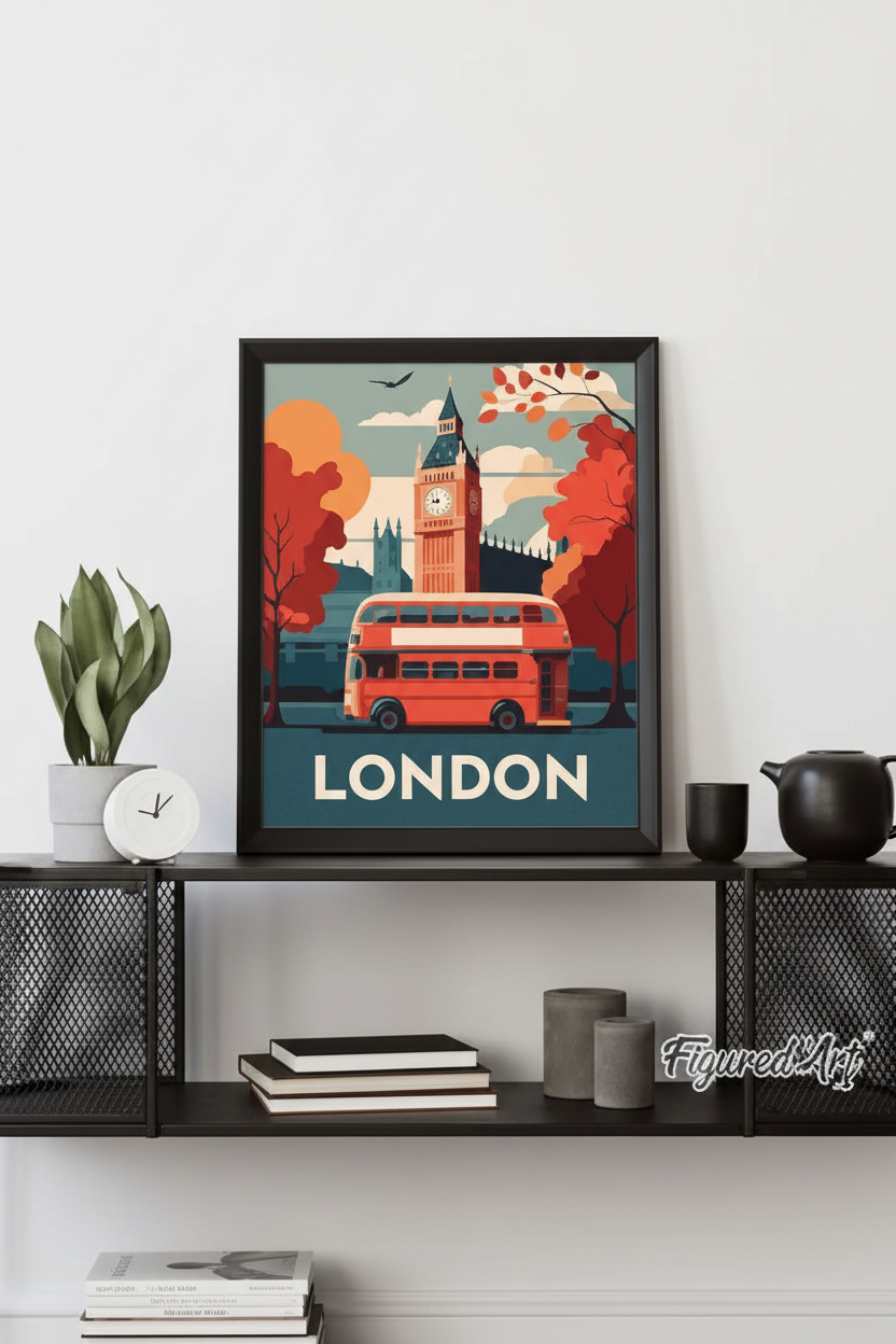Figured'Art Лондон - рамкирана картина