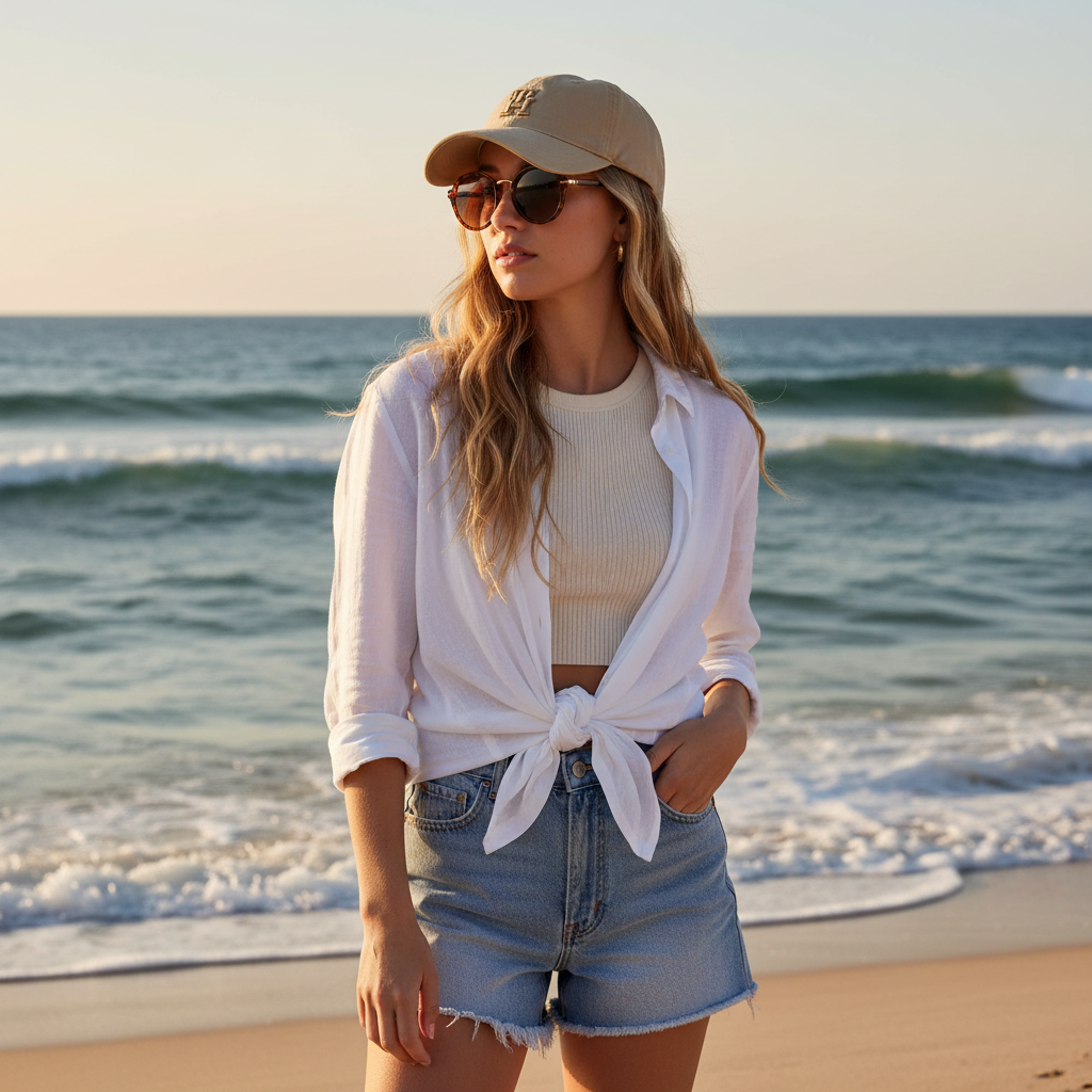 Tommy Hilfiger Cap - lifestyle на плажа