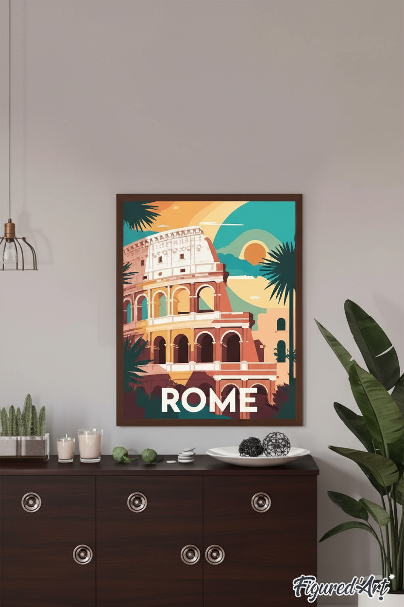 Figured'Art Рим - рамкирана картина