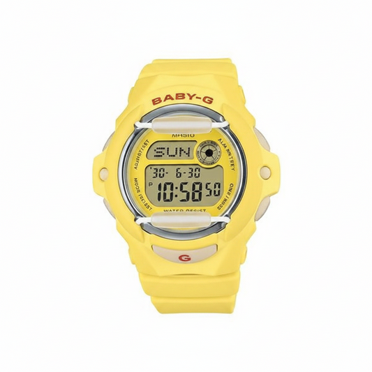 Casio Baby-G BG-169CH-9ER - Дамски Дигитален Часовник | Бял/Цветен