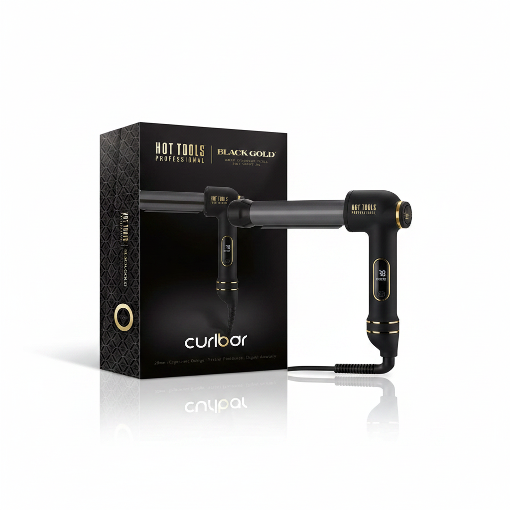 HOT TOOLS Black Gold Curlbar 25mm - с кутия