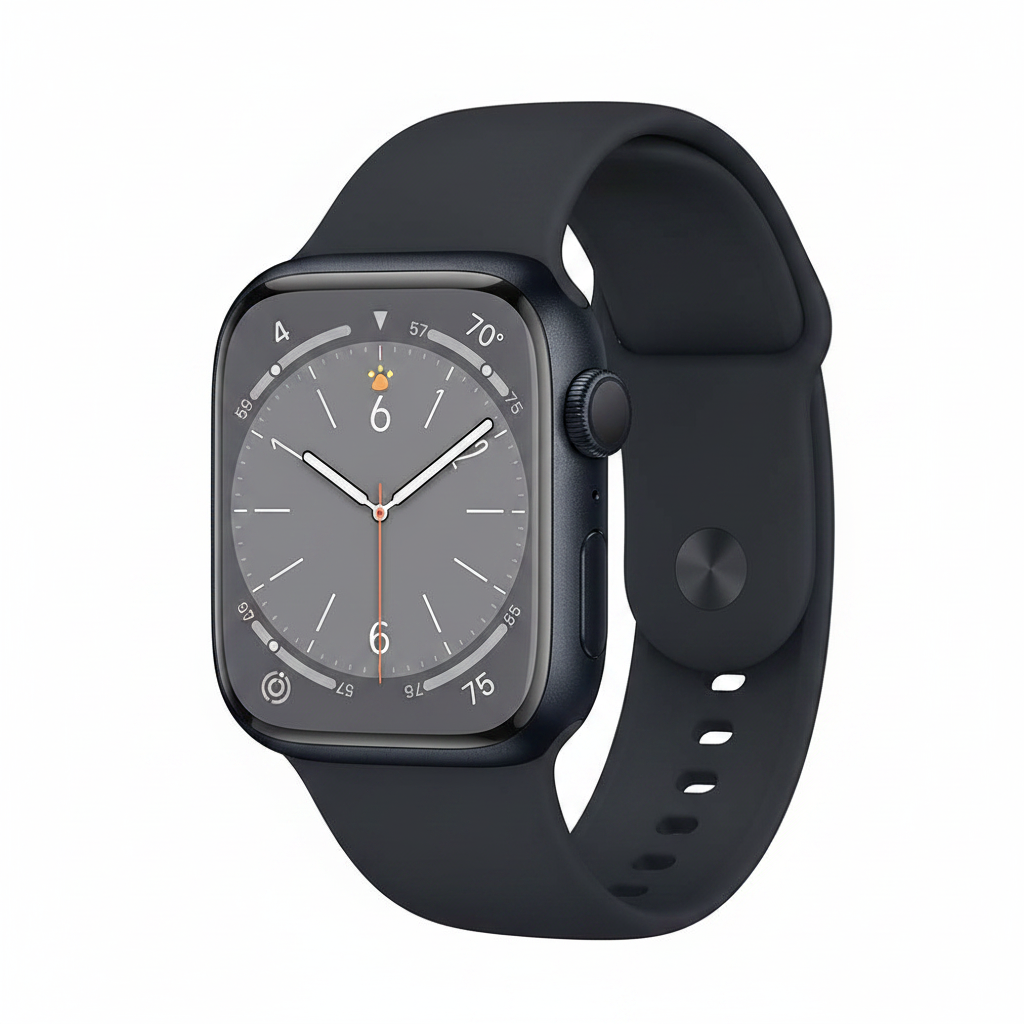 Apple Watch Series 8 45mm Midnight – Студийна снимка