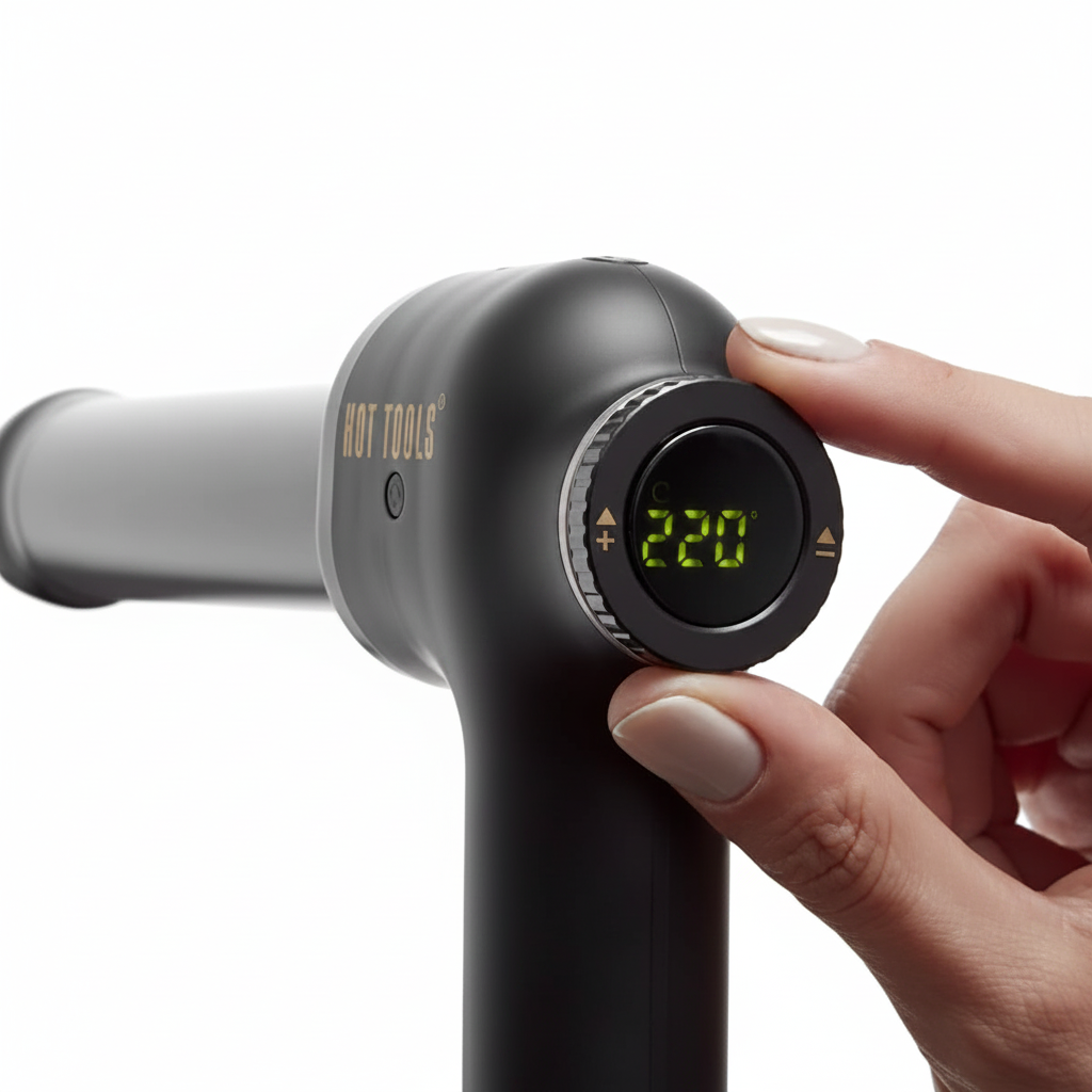 Hot Tools CurlBar 32mm - дигитален дисплей