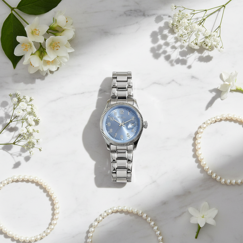 Breil Classic Elegance - flat lay с цветя