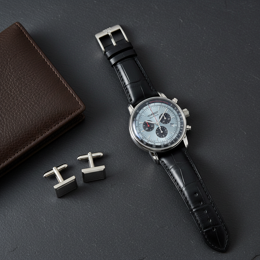 Zeppelin Dress Watch 8888-2 - flat lay луксозен стил