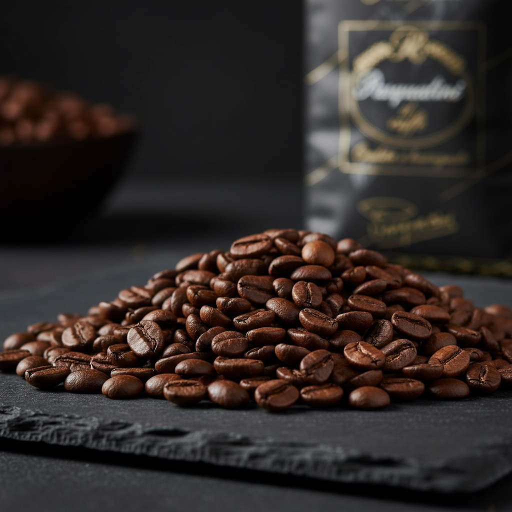 Pasqualini il caffe GOLD - кафени зърна детайл