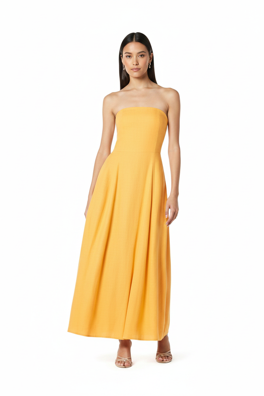 The Drop Carlota Maxi Dress - Предна страна