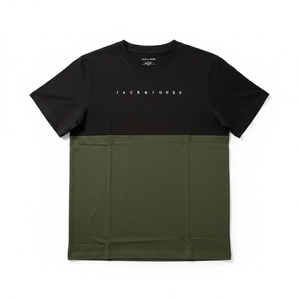 Jack & Jones тениска — flat lay с лого