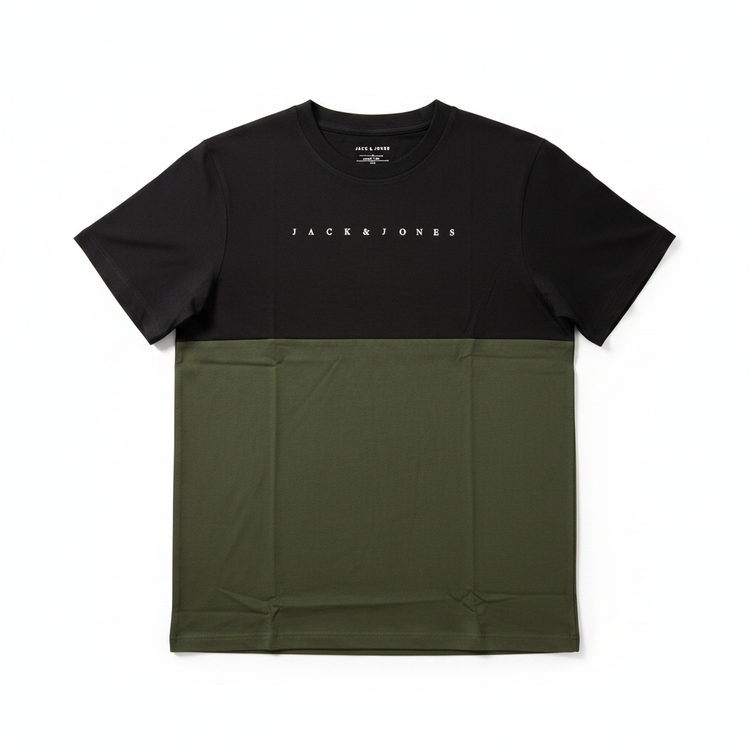 Jack & Jones тениска — flat lay с лого