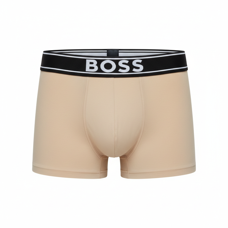 BOSS бежови боксерки - преден изглед