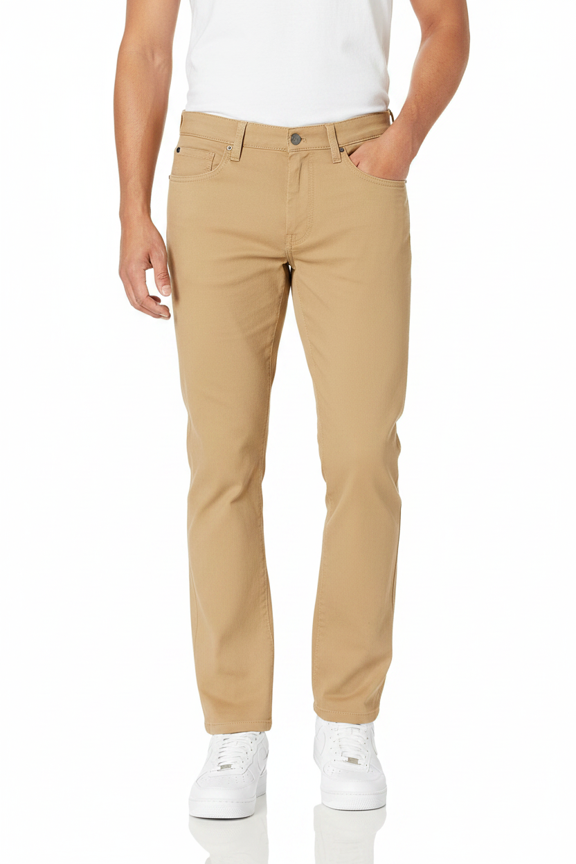Amazon Essentials мъжки панталон slim fit тъмно каки - с манекен