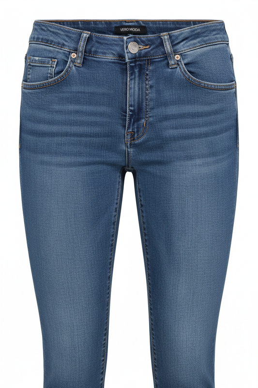 VERO MODA VMTANYA дънки предна детайлна снимка