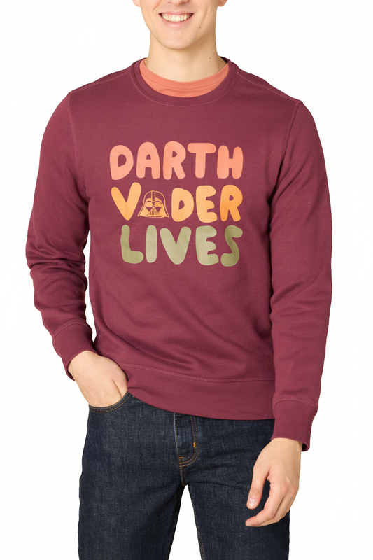 Amazon Essentials Star Wars Vader Lives флис блуза - преден изглед