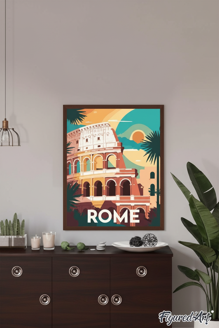 Figured'Art Рим - рамкирана картина