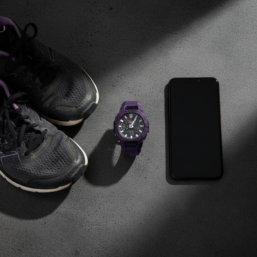 Casio G-SHOCK GBA-950 - flat lay спортен стил