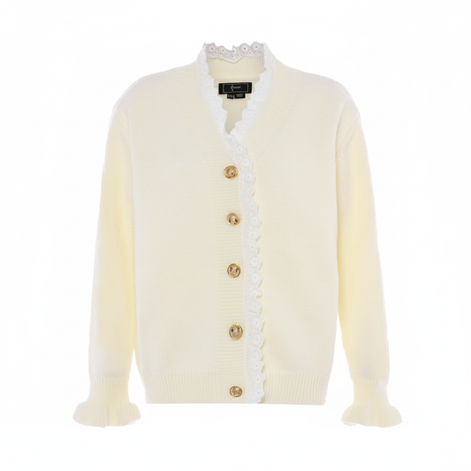 faina Vintage Cardigan – flat lay