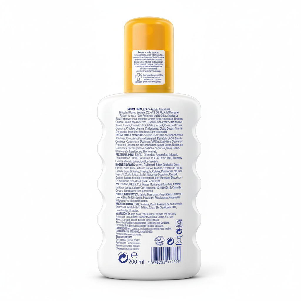 Nivea Sun - Заден изглед